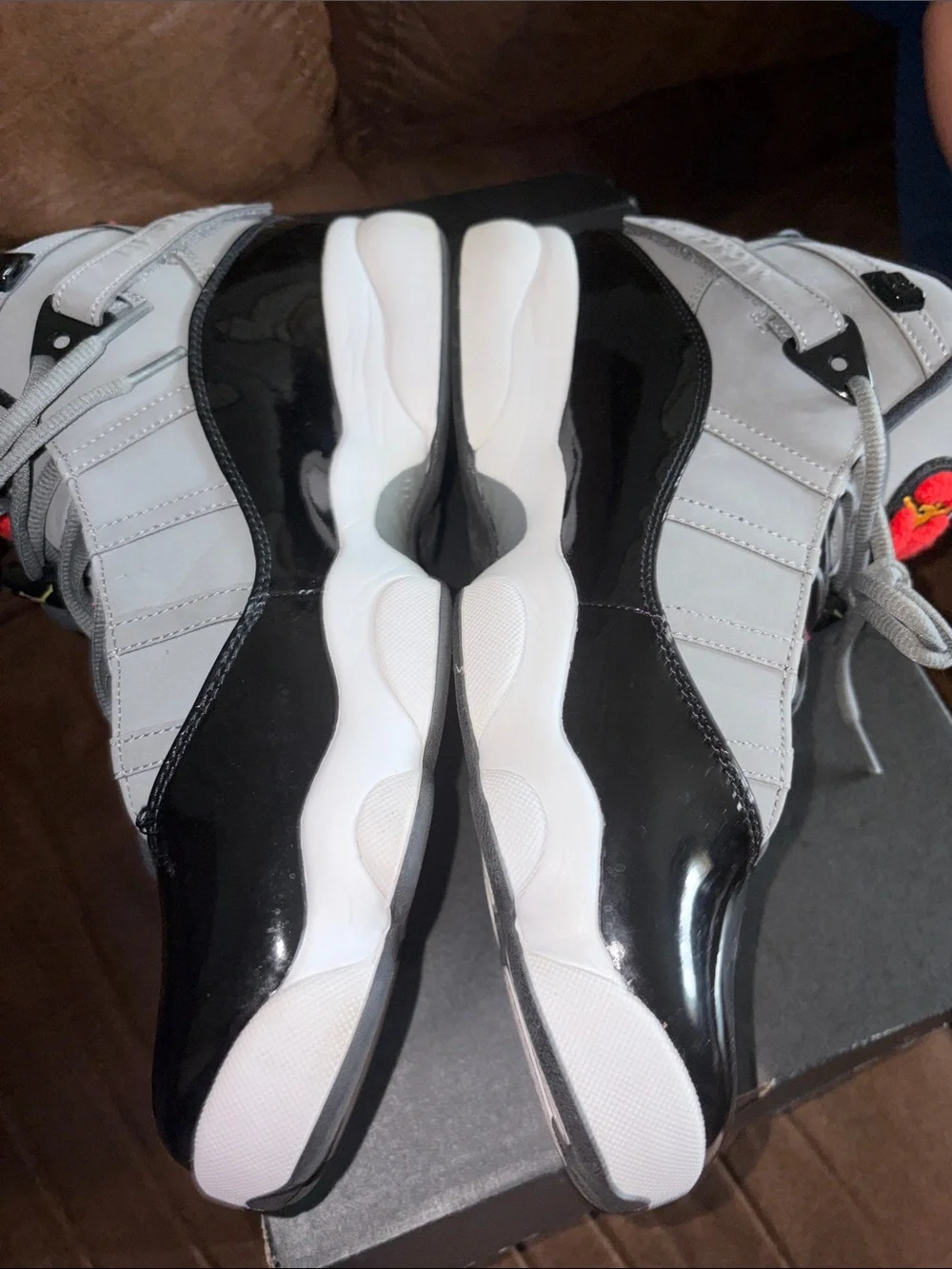 Size 13 - Jordan 6 Rings Graphite ' Grey and Black Sneakers